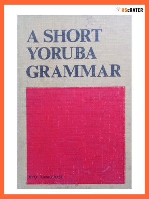 a short yoruba grammar f